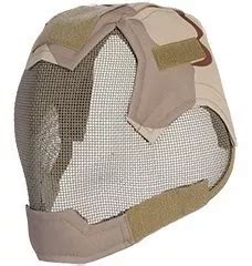 Mascara Malla Airsoft Strike Mesh Casco Desert Xchws P Meses sin interés