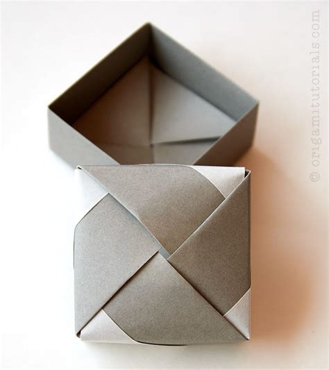 Square Modular Origami Box Origami Tutorials Origami Box Modular