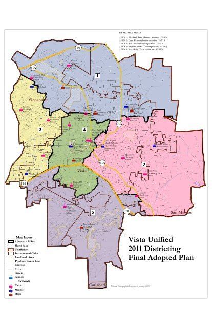 Trustee Area Map Vista Unified School District