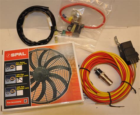 Spal 185 Degree Fan Wiring Harness Temperature Sensor 185fh Ebay