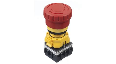 Xw1e Bv402mfr Idec Emergency Stop Switch 2nc Ip65 Screw Terminal Xw