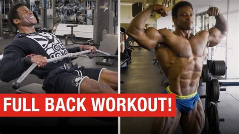 Breon Ansley 2 Weeks Out Full Back Workout Road To Olympia 2018 Youtube