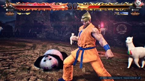 TEKKEN 8 SUPER SAIYAN JIN KAZAMA VS EXPLOSIVE PANDA YouTube