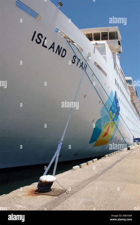 Cruise ship Island Star moored in Olbia, Sardinia, Italy Stock Photo - Alamy