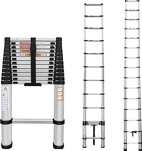 Telescoping Ladder Feet One Button Retraction Aluminum Telescopic