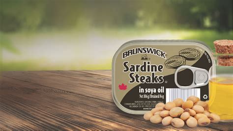 Brunswick Sardine Steaks In Soya Oil 106g Brunswick® Seafood