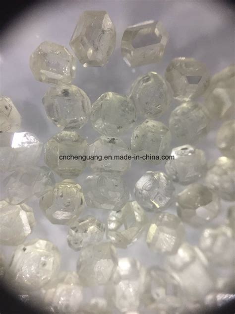 3 CT White Hpht Lab Grown Created Raw Material Uncut Rough Diamond