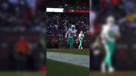 Tyreek Hill Dolphins Backflip Sideline Angle 1080p60 Youtube