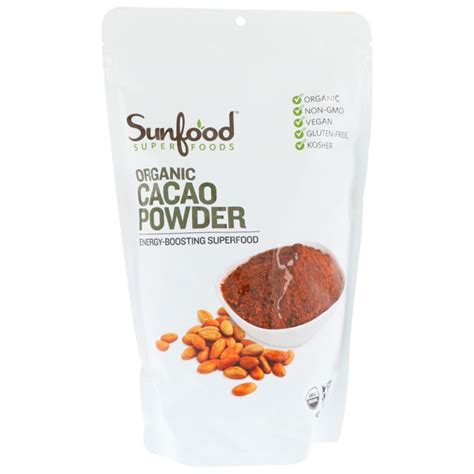 Sunfood Organic Cacao Powder 1Source