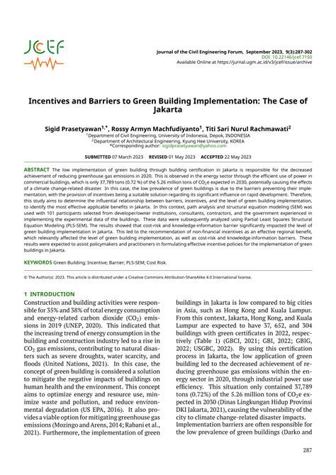 PDF Incentives And Barriers To Green Building Implementation The