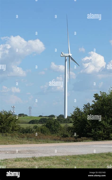 Wind turbines in Oklahoma Stock Photo - Alamy