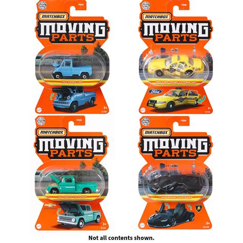 Matchbox Moving Parts 2021 Wave 4 Vehicles Case