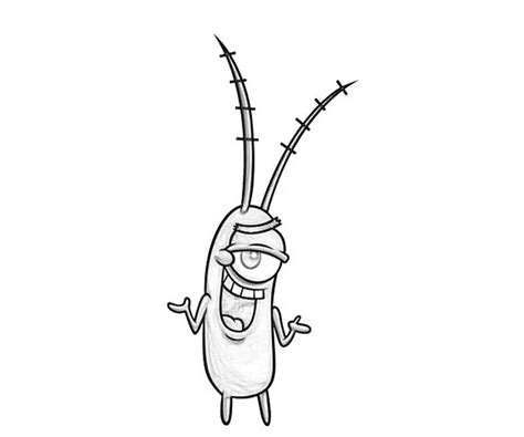 Plankton Coloring Pages Printable