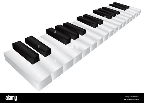 How To Draw A Piano Keyboard