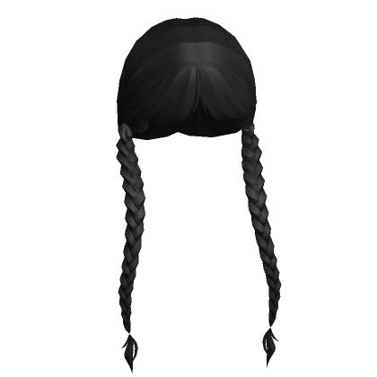 Wispy Nevermore Braids In Black Roblox