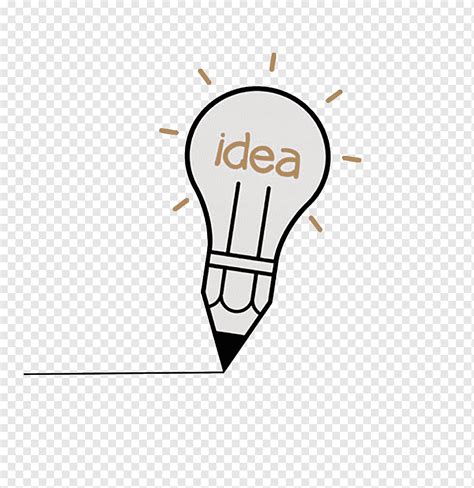 креативная идея, лампочка, карандаш, идея png | PNGWing