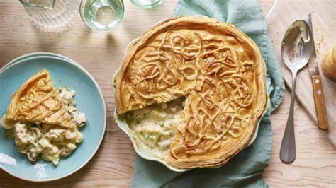 Potato Cheese And Spinach Filo Pie Recipe Bbc Food