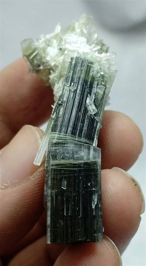 An Amazing Multicolor Tourmaline Crystals Cluster From Stak Etsy