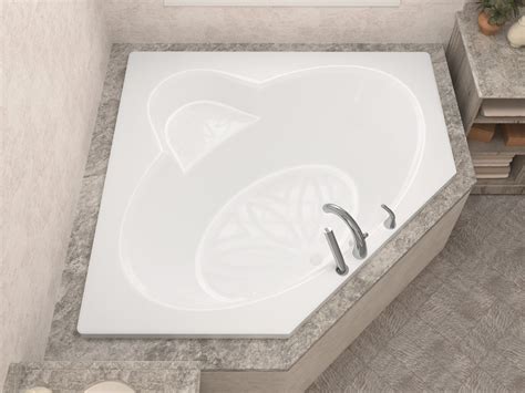 Atlantis Whirlpools Sublime 60 X 60 Corner Soaking Bathtub 6060ss The