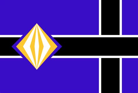 Flag For Fictional Space Mining Colony The Diamond Is A Diamond And