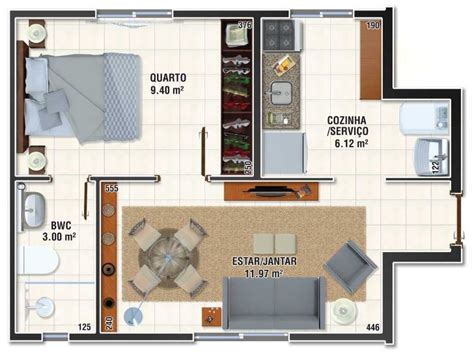 Planos De Minidepartamentos De M