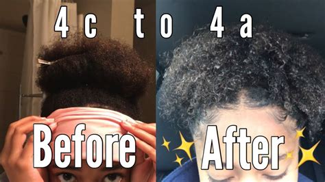 4c To 4a Hair In Less Than 5 Minutes How To Get 4a Hair Type