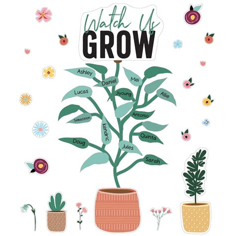 Carson Dellosa Grow Together Watch Us Grow Bulletin Board Set