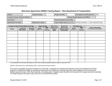 Form 1296 18 Fill Out Sign Online And Download Printable Pdf Ohio