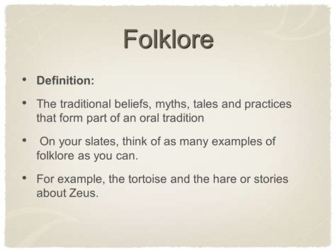 Folklore Examples - areafasr