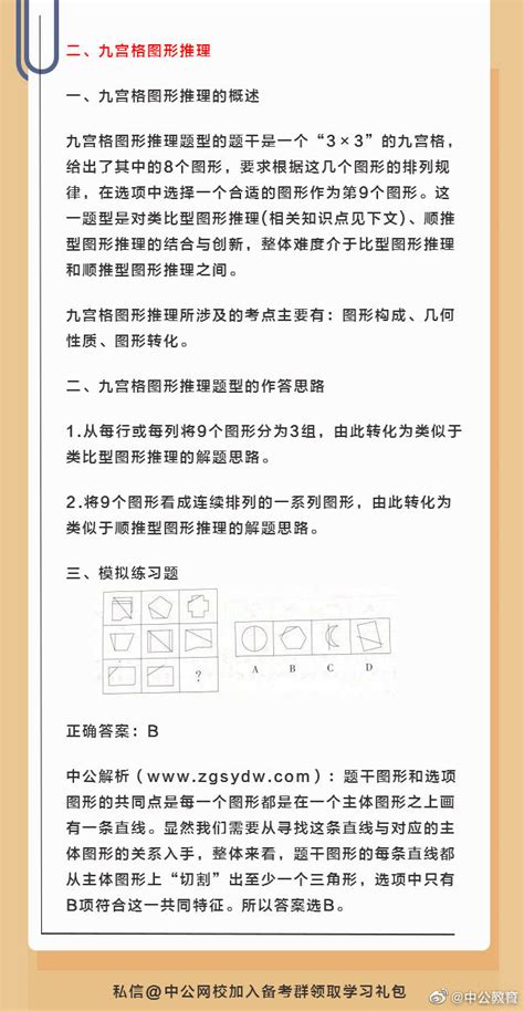 公务员考试行测图形推理常见规律及解题方法汇总！