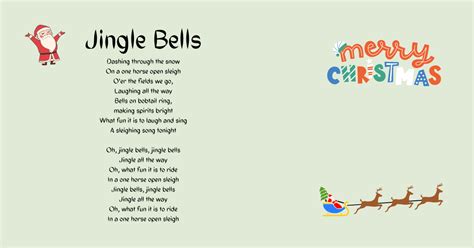 Jingle Bells Printable Lyrics Origins And Video