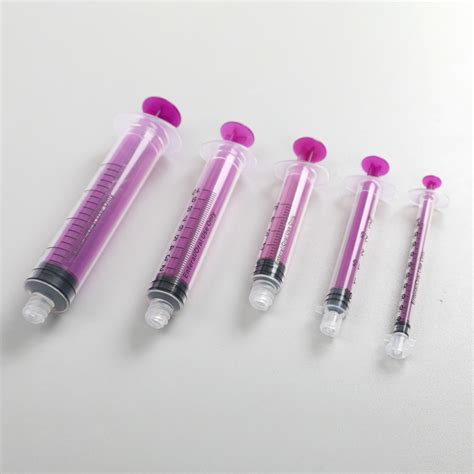 Medical Disposable Colorful Enteral Feeding Syringe Hypodermic