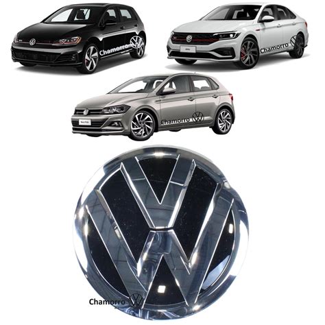 Emblema Grade Radiador Vw Polo Virtus Golf Jetta T Cross