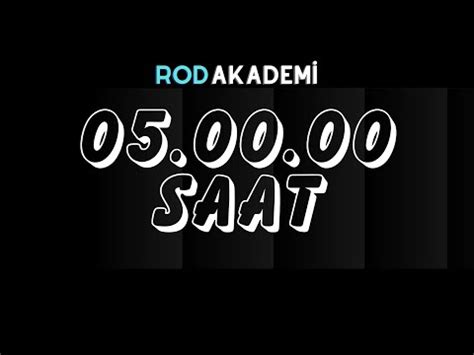 Saatl K Saya Ders Ali Ma Sayaci Saat Odaklan Youtube