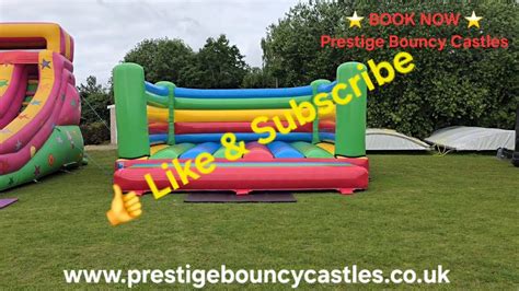 Large Rainbow Event Bouncy Castle Hire Birmingham Coventry