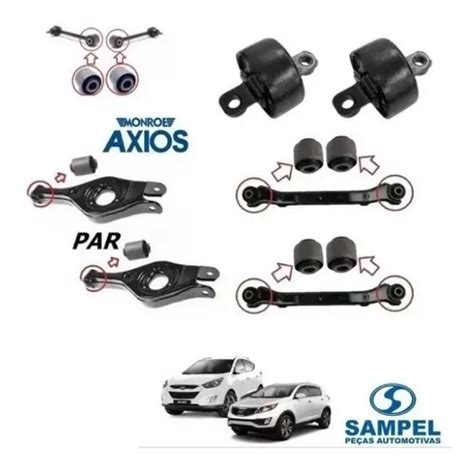 Kit 10 Buchas Suspensão Traseira Ix35 Sportage 10 Sampel