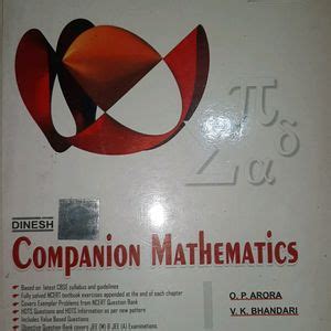 Textbooks Dinesh Companion Mathematics 1 Class Xii Freeup