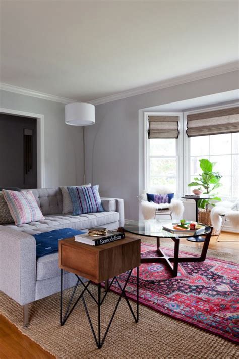 How To Perfect The Layered Rug Look The Everygirl Rugs In Living