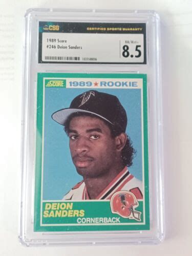 Deion Sanders Rookie Card Score Ebay