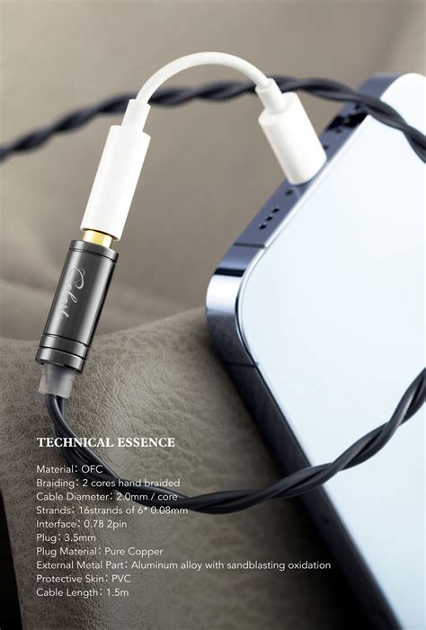 Kinera Celest Ruyi Earphone Cable With Boom Mic Pin Mmcx