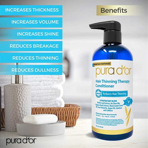 Pura D Or Hair Thinning Therapy Shampoo Conditioner Piece System