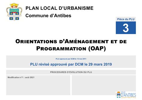 Calam O Ep Plu Pda Orientations Dam Nagement Et De Programmation Oap