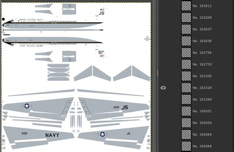 Usaf C 9a Vc 9c And Us Navy C 9b Dc 9 Skin Templates Tttwj