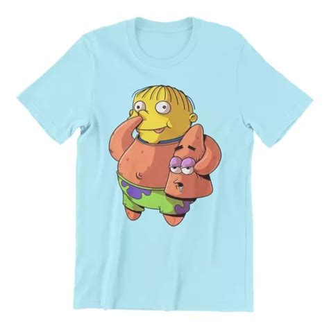 Playera Meme Rafita Patricio Los Simpson Bob Esponja