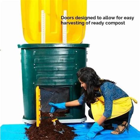food grade hdpe gaia  organic waste composter high quality