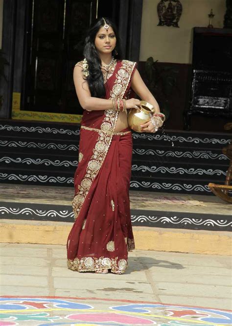 Rachana Maurya Hot And Spicy Photos In Saree All Pics