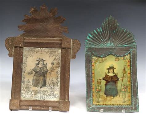 2 Framed Retablo Prints Santo Nino De Atocha Sold At Auction On 20th