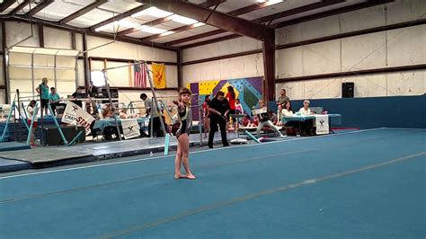 Emily Usag Level Floor Exercise Nm State Gymnastics Meet Youtube