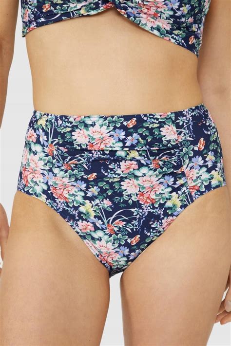 Debenhams D Od Bikini Kwiaty Wysoki Stan Marszczenie R U Ng Ceny I Opinie Ceneo Pl