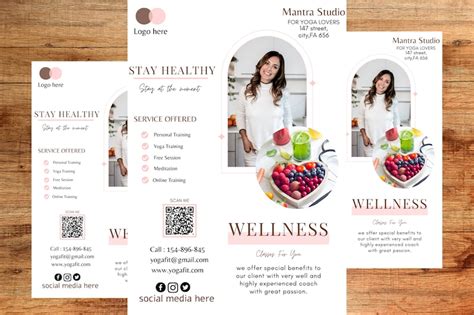 Wellness Flyer Canva A4 Flyer Template Weight Loss Poster Fitness Flyer